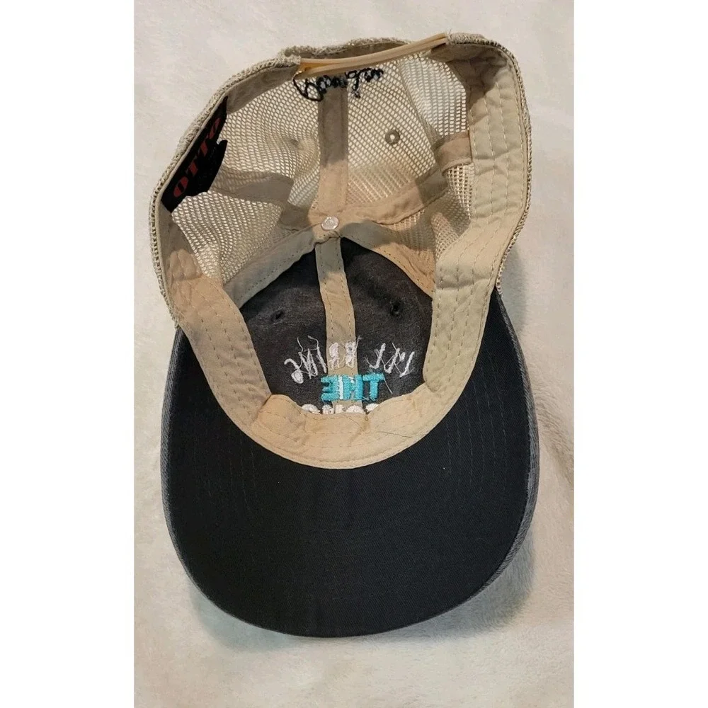PIPER LOU WOMENS DARK GRAY ILL BRING THE ALCOHOL TRUCKER HAT ADJUSTABLE - Picture 3 of 3